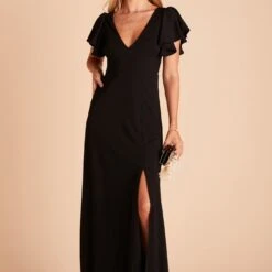 Hannah Crepe Dress - Black -goodsmile.info shop 03bc2d1802e6f1ffd62403a3a0758f51