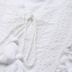 Cotton Party Wear Dress In White And Off White With Thread Work -goodsmile.info shop 1799271 A4