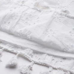 Cotton Party Wear Dress In White And Off White With Thread Work -goodsmile.info shop 1799271 A5