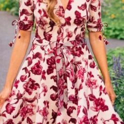 Rayon Party Wear Dress In Multicolor With Digital Print Work