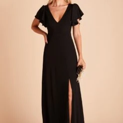 Hannah Crepe Dress - Black -goodsmile.info shop 71808401632381baccfe8513d71a36a7