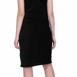 Lycra Party Wear Dress In Black And Grey With Thread Work -goodsmile.info shop A636754742539948965