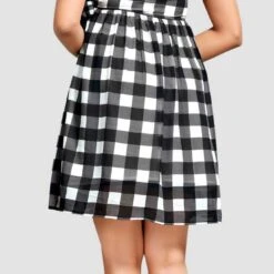 Georgette Casual Dress In Black And Grey With Printed Work -goodsmile.info shop A638087020065032642