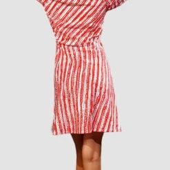 Crepe Silk Casual Dress In Red And Maroon With Printed Work -goodsmile.info shop A638087060997289977