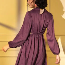 Viscose Casual Dress In Pink And Majenta With Thread Work -goodsmile.info shop A638225110162692657