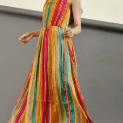 Silk Designer Dress In Red And Maroon With Printed Work -goodsmile.info shop A638230332392014174