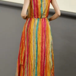 Silk Designer Dress In Red And Maroon With Printed Work -goodsmile.info shop A638230332397013993