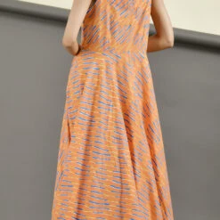 Cotton Designer Dress In Pink And Majenta With Lehariya Work -goodsmile.info shop A638230334027128710