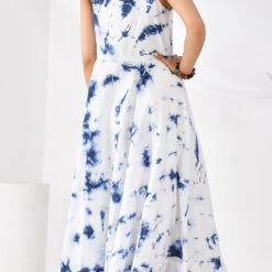 Cotton Party Wear Dress In White And Off White With Ombre Work -goodsmile.info shop A638230400514845134