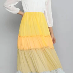 Georgette Festive Dress In Multicolor With Thread Work -goodsmile.info shop A638398793582510223