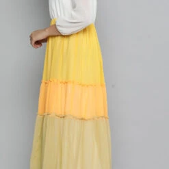 Georgette Festive Dress In Multicolor With Thread Work -goodsmile.info shop A638398793586885382