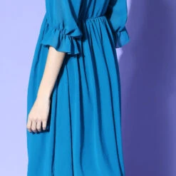 Chiffon Party Wear Dress In Multicolor With Thread Work -goodsmile.info shop A638398799911844032