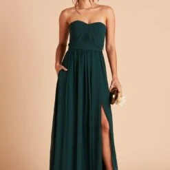 Grace Convertible Dress - Emerald -goodsmile.info shop BIRDY GREY GRACE CONVERTIBLE SLIT BRIDESMAID DRESS EMERALD 04