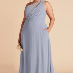 Kira Dress - Dusty Blue -goodsmile.info shop BIRDY GREY KIRA BRIDESMAID DRESS CURVE DUSTY BLUE 02