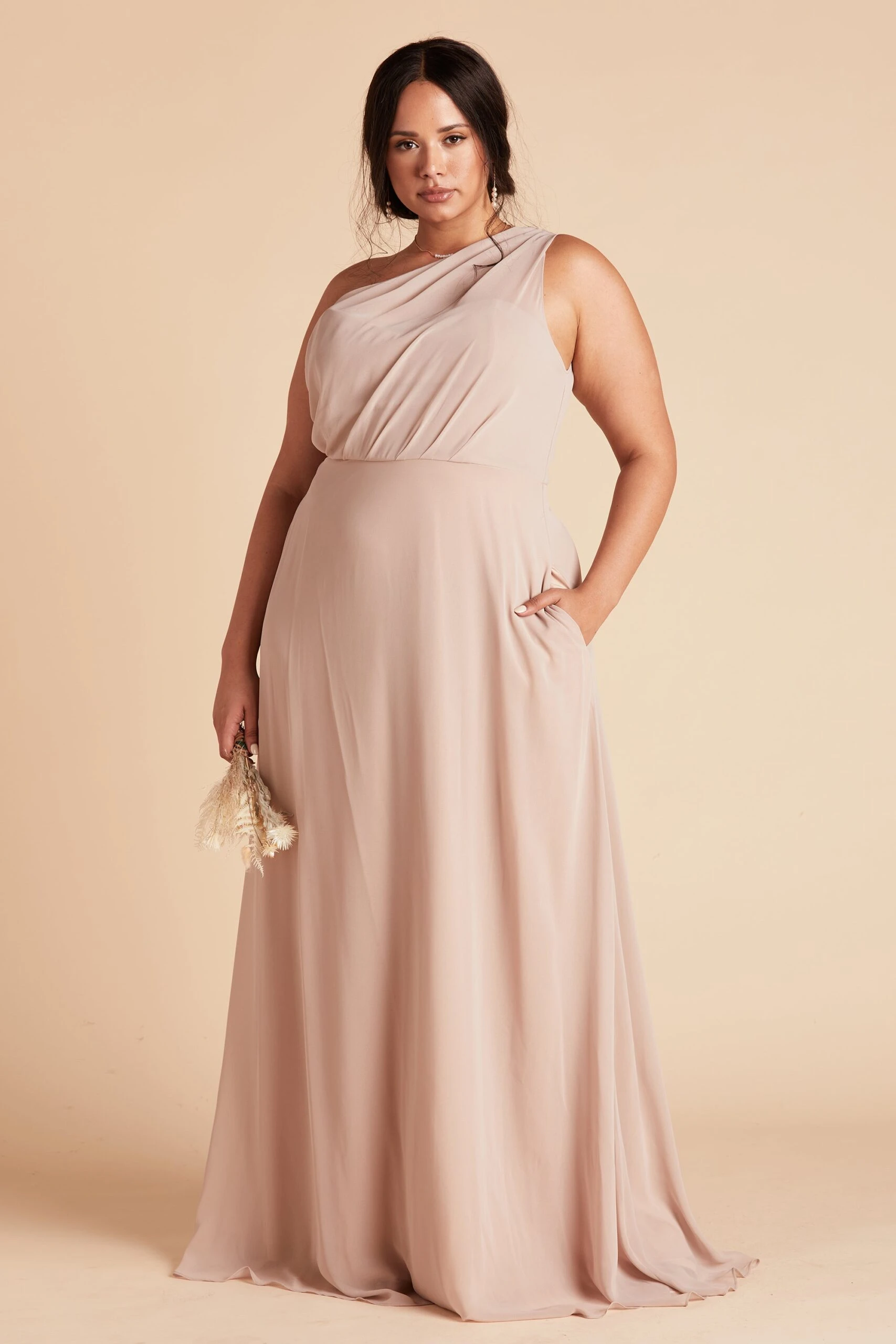 Kira Dress - Taupe - Image 6