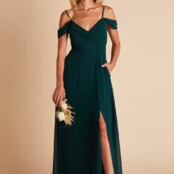 Spence Convertible Dress - Emerald -goodsmile.info shop BIRDY GREY SPENCE CONVERTIBLE SLIT BRIDESMAID EMERALD 04