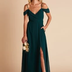 Spence Convertible Dress - Emerald -goodsmile.info shop BIRDY GREY SPENCE CONVERTIBLE SLIT BRIDESMAID EMERALD 05