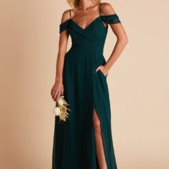 Spence Convertible Dress - Emerald -goodsmile.info shop BIRDY GREY SPENCE CONVERTIBLE SLIT BRIDESMAID EMERALD 06