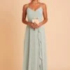 Theresa Chiffon Dress - Sage
