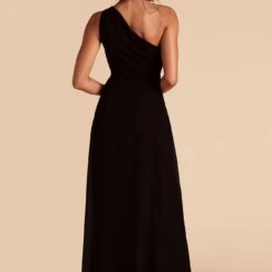 Kira Dress - Black -goodsmile.info shop black kira slit bridesmaid dress 01