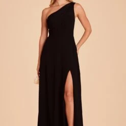 Kira Dress - Black -goodsmile.info shop black kira slit bridesmaid dress 02