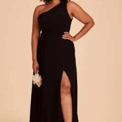 Kira Dress - Black -goodsmile.info shop black kira slit plus size bridesmaid dress 02 eb190a42 03e6 42f1 9e7e e8bcde3924e9
