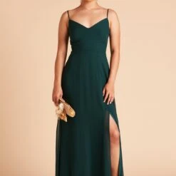 Devin Convertible Dress - Emerald