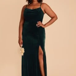 Ash Velvet Dress - Emerald -goodsmile.info shop emerald ash velvet plus size bridesmaid dress 01