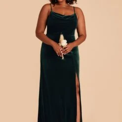 Ash Velvet Dress - Emerald -goodsmile.info shop emerald ash velvet plus size bridesmaid dress 02