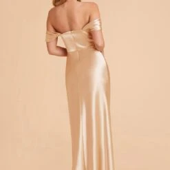 Mia Shiny Satin Convertible Dress - Gold -goodsmile.info shop gold mia convertible satin bridesmaid dress 03 1d34b369 c3d4 4b9e 9476 27eb096cc529