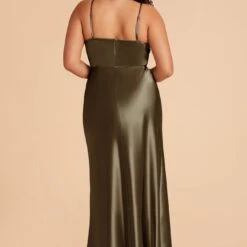 Mia Shiny Satin Convertible Dress - Olive -goodsmile.info shop olive mia plus size convertible satin bridesmaid dress 07 f3989a44 ae00 40d1 90de d1142ae0c1dd