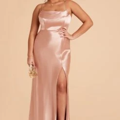 Mia Shiny Satin Convertible Dress - Rose Gold -goodsmile.info shop rose gold mia plus size convertible satin bridesmaid dress 04 bcefd580 c639 445a b024 01a7344012df