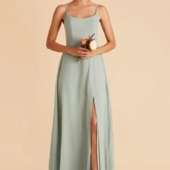Amy Chiffon Dress - Sage