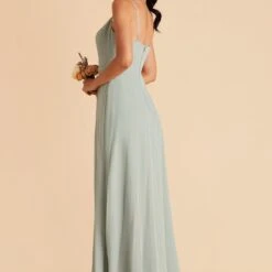 Amy Chiffon Dress - Sage -goodsmile.info shop sage amy bridesmaid dress 05