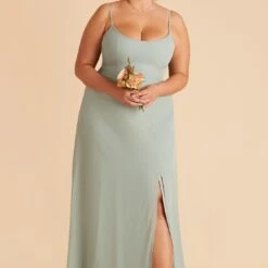 Amy Chiffon Dress - Sage -goodsmile.info shop sage amy plus size bridesmaid dress 02 2fe504f0 fee4 48c9 8370 ba7e8ef89511