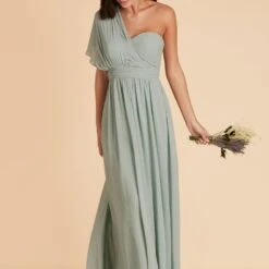 Grace Convertible Dress - Sage -goodsmile.info shop sage grace convertible chiffon bridesmaid dress 02