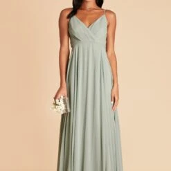 Kaia Dress - Sage -goodsmile.info shop sage kaia chiffon bridesmaid dress 01