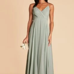 Kaia Dress - Sage -goodsmile.info shop sage kaia chiffon bridesmaid dress 02