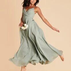 Kaia Dress - Sage -goodsmile.info shop sage kaia chiffon bridesmaid dress 09