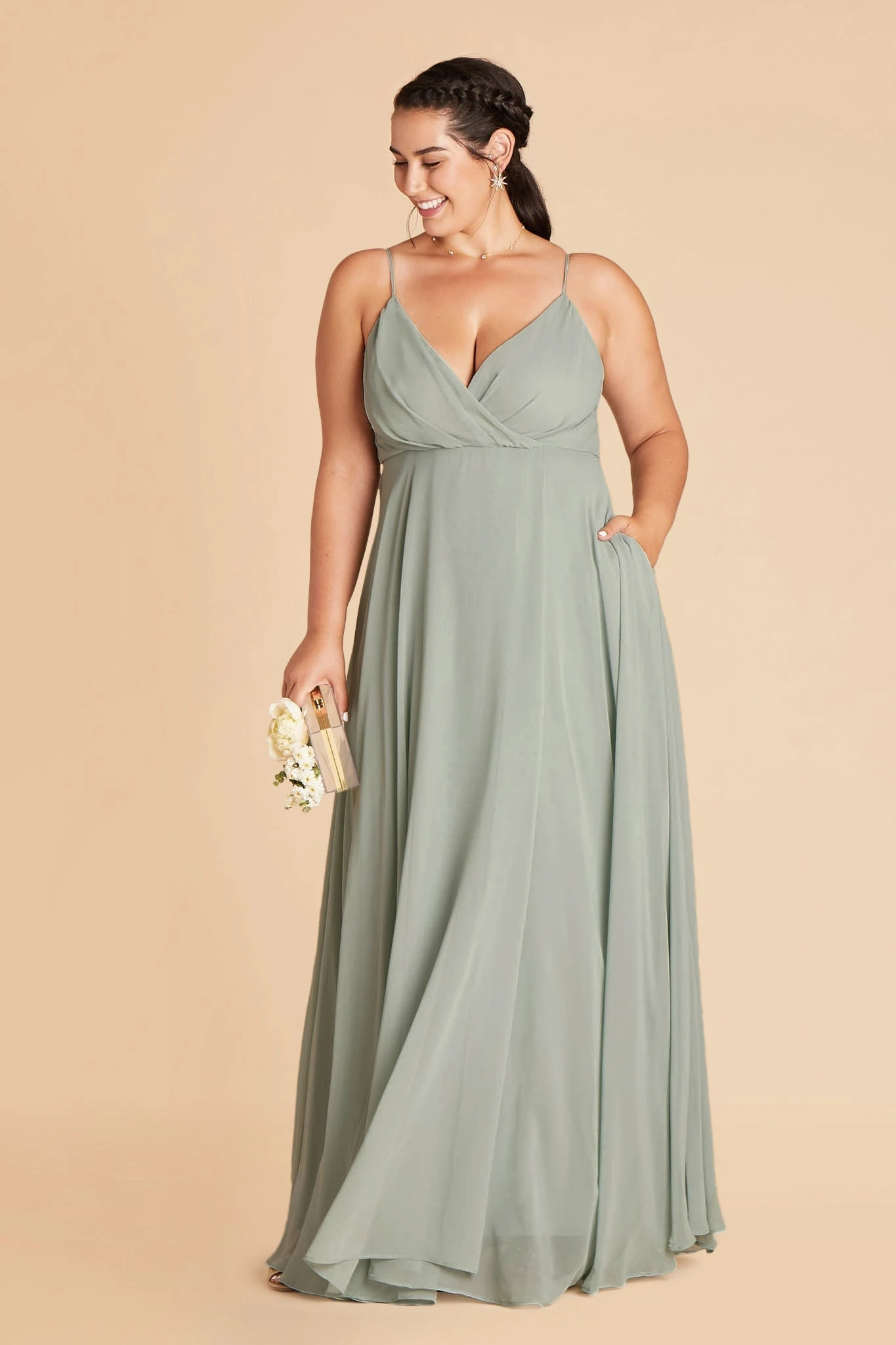 Kaia Dress - Sage - Image 16
